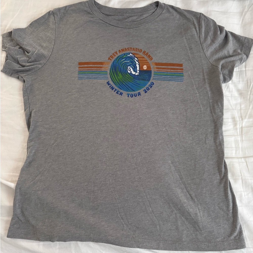 Trey Anastasio Band Winter Tour 2020 Gray Graphic T-Shirt